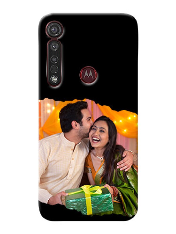 Custom Motorola G8 Plus Custom Phone Covers: Tear-off Design