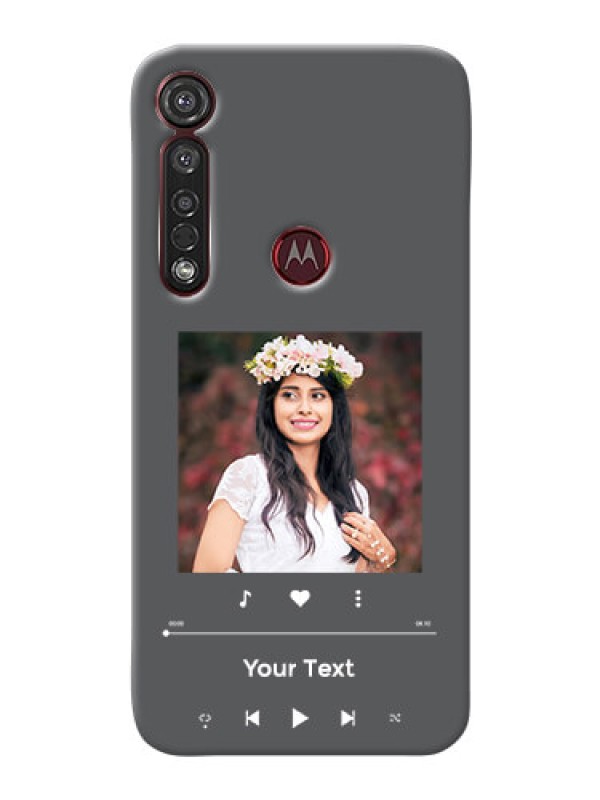 Custom Motorola G8 Plus Custom Mobile Case with Play The Music Design