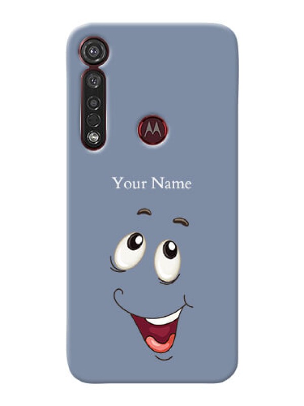 Custom Motorola G8 Plus Phone Back Covers: Laughing Cartoon Face Design