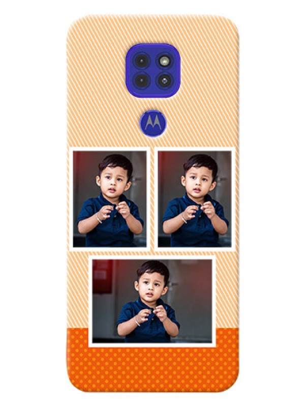 Custom Motorola G9 Mobile Back Covers: Bulk Photos Upload Design