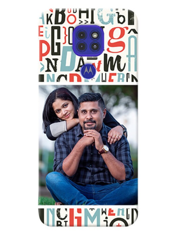 Custom Motorola G9 custom mobile phone covers: Alphabet Design