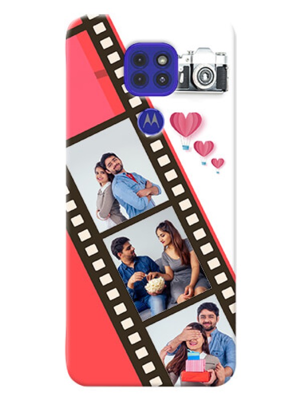 Custom Motorola G9 custom phone covers: 3 Image Holder with Film Reel
