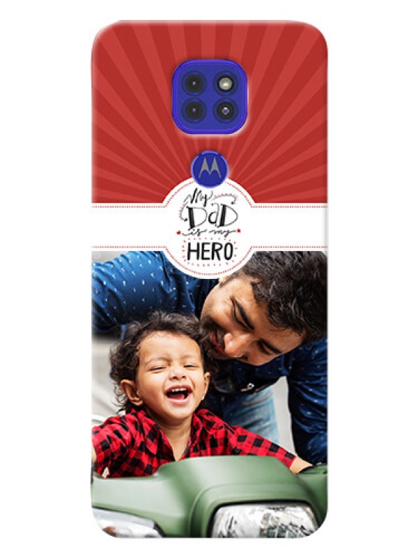 Custom Motorola G9 custom mobile phone cases: My Dad Hero Design