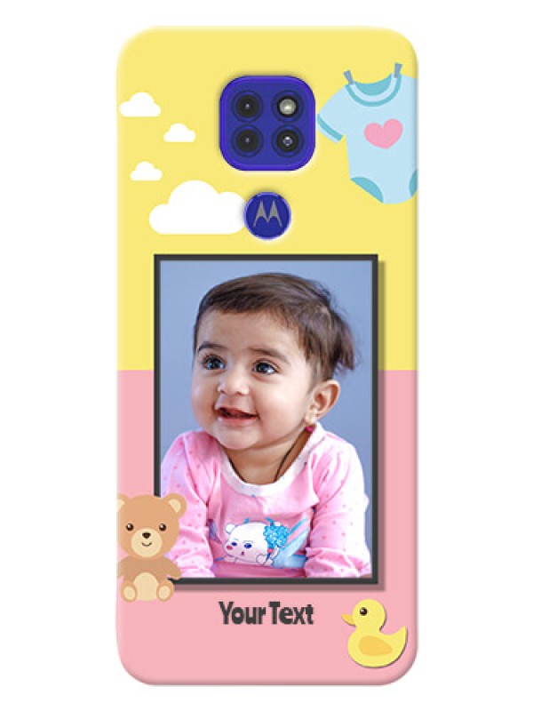 Custom Motorola G9 Back Covers: Kids 2 Color Design