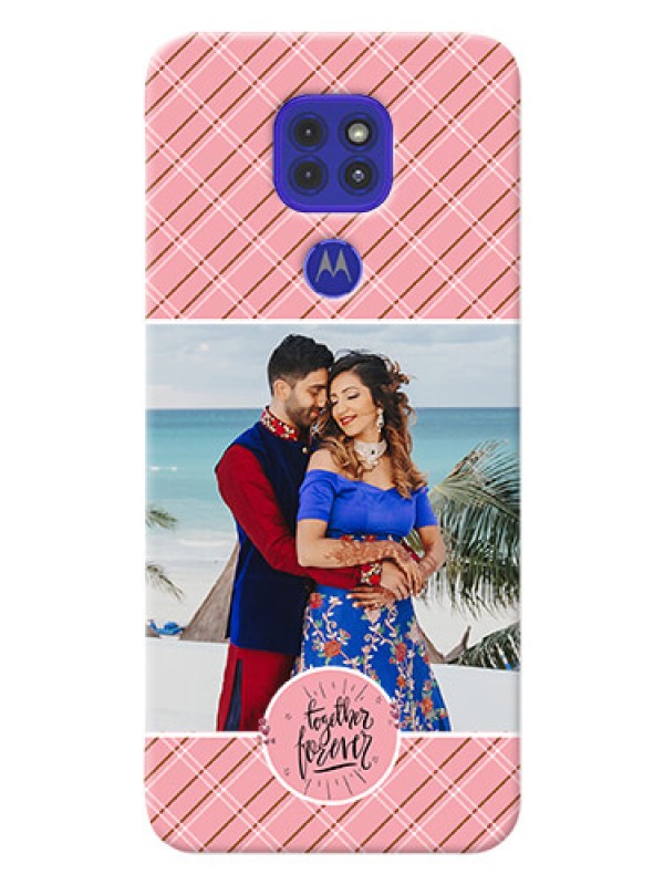 Custom Motorola G9 Mobile Covers Online: Together Forever Design