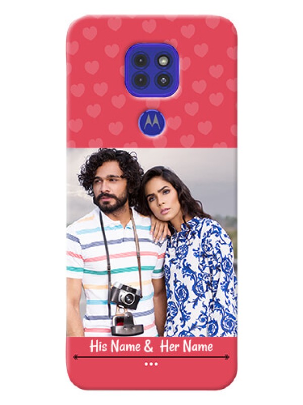 Custom Motorola G9 Mobile Cases: Simple Love Design