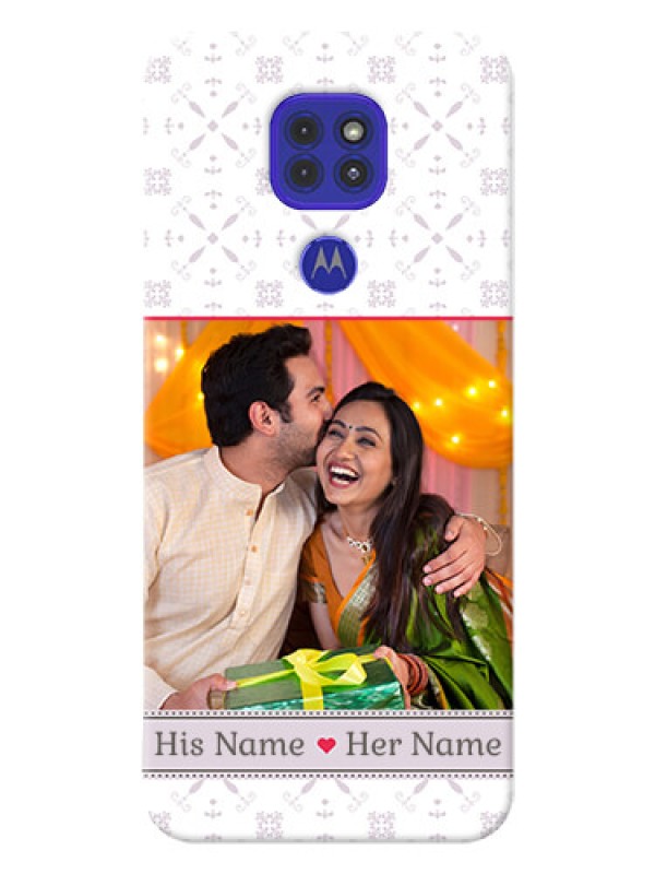 Custom Motorola G9 Phone Cases with Photo and Ethnic Design