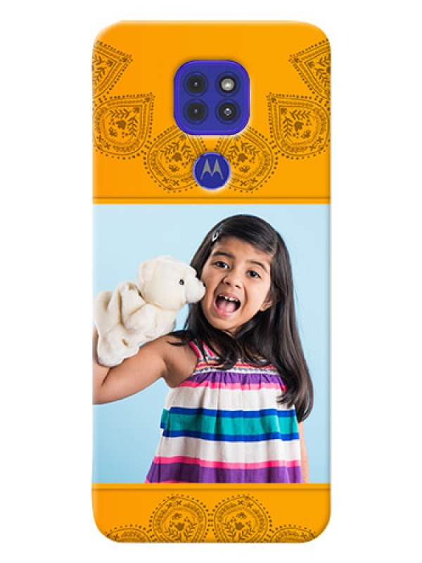 Custom Motorola G9 custom mobile back covers: Photo Wedding Design 