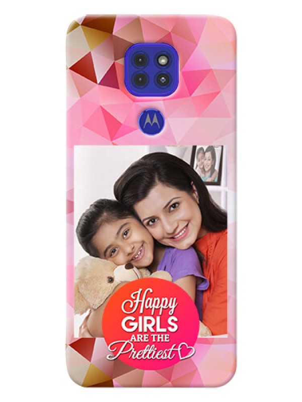 Custom Motorola G9 Personalized Phone Covers: Abstract Triangle Design