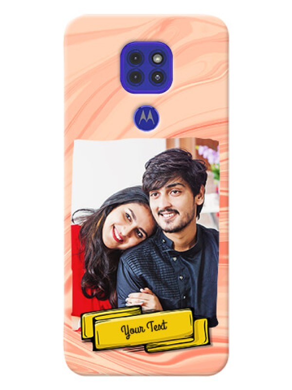 Custom Motorola G9 Customized Phone Cases: Marble Texture Design