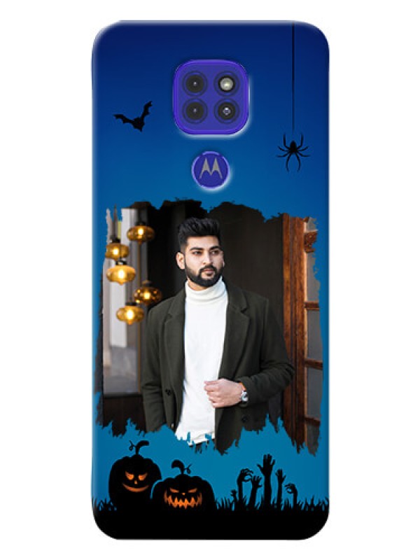 Custom Motorola G9 mobile cases online with pro Halloween design 