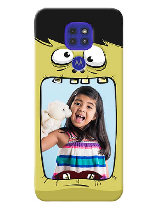 Custom Motorola G9 Mobile Covers: Cartoon monster back case Design