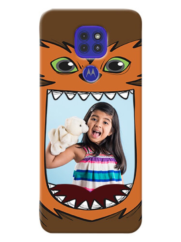 Custom Motorola G9 Phone Covers: Owl Monster Back Case Design