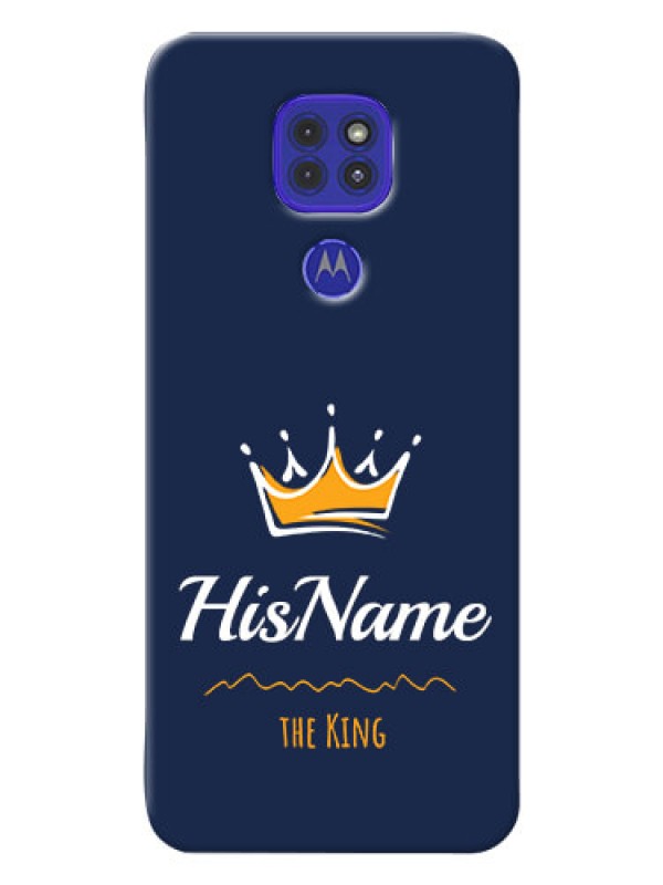 Custom Motorola G9 King Phone Case with Name