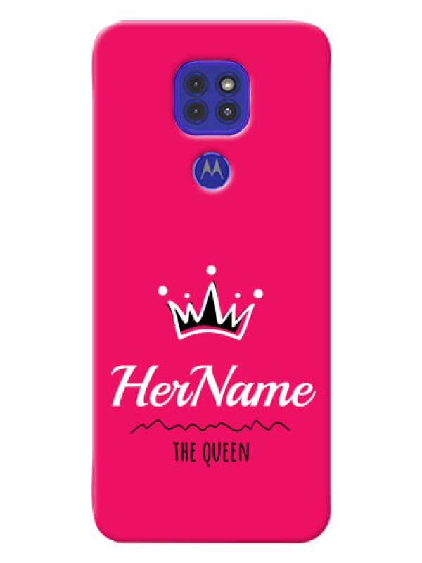Custom Motorola G9 Queen Phone Case with Name
