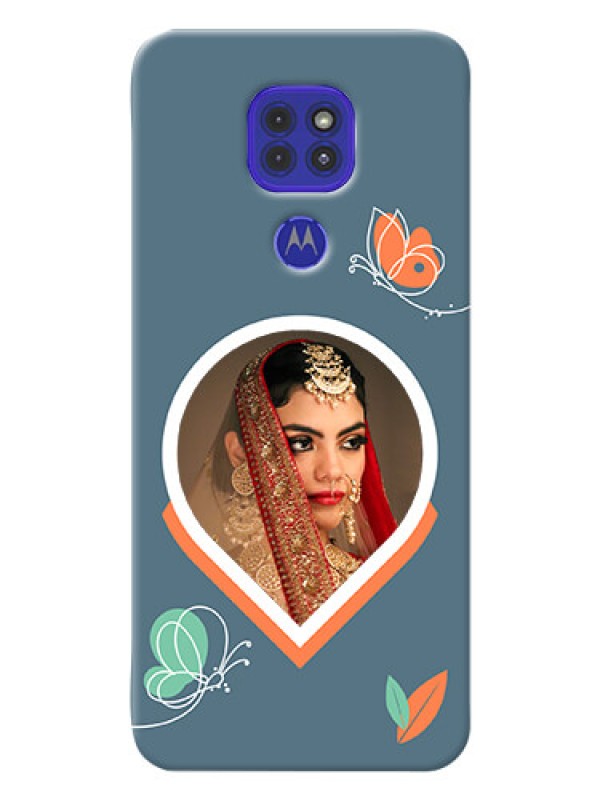 Custom Motorola G9 Custom Mobile Case with Droplet Butterflies Design
