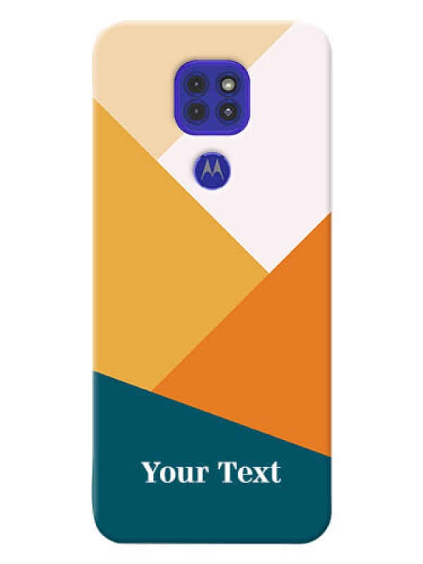 Custom Motorola G9 Custom Phone Cases: Stacked Multi-colour Design