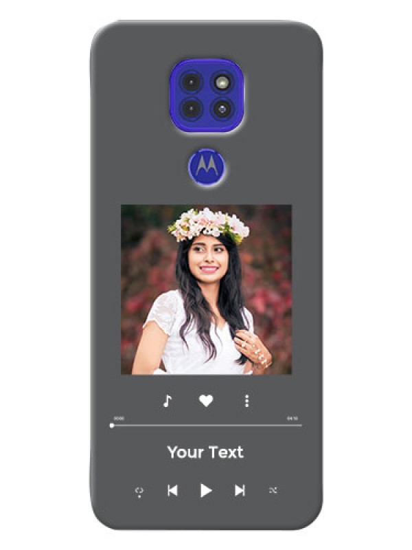 Custom Motorola G9 Custom Mobile Case with Play The Music Design