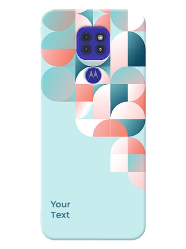 Custom Motorola G9 Back Covers: Stylish Semi-circle Pattern Design
