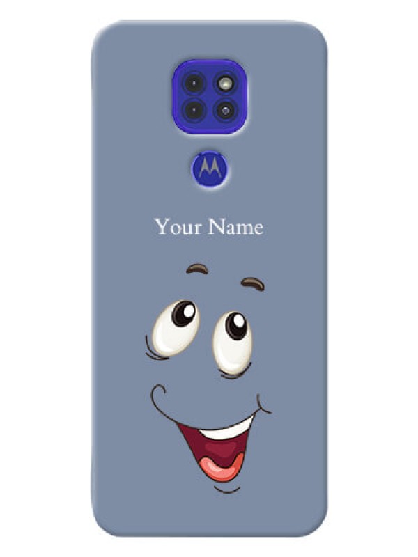 Custom Motorola G9 Phone Back Covers: Laughing Cartoon Face Design