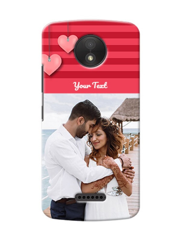 Custom Motorola Moto C Plus valentines day couple Design