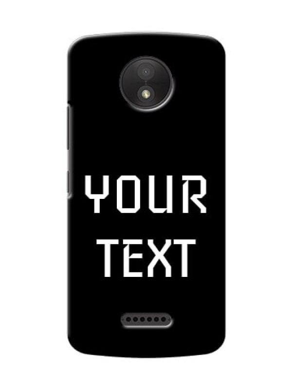Custom Motorola Moto C Plus Your Name on Phone Case