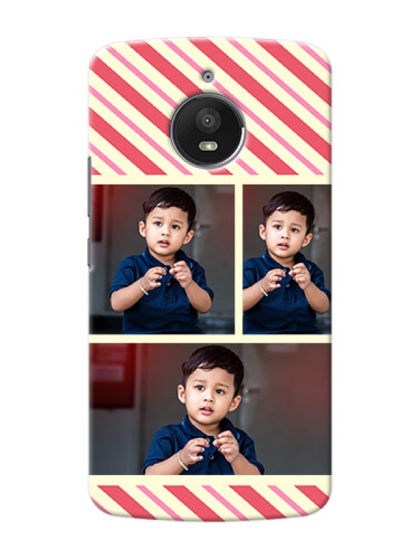 Custom Motorola Moto E4 Plus Multiple Picture Upload Mobile Case Design