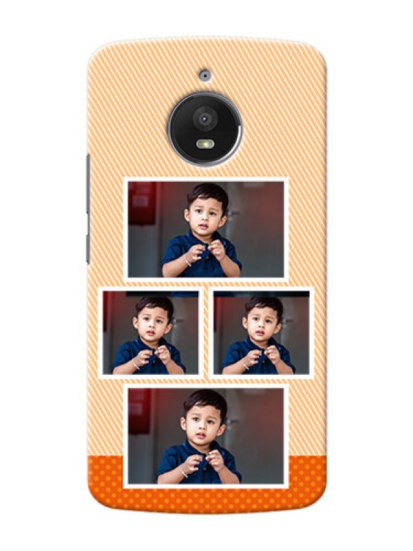 Custom Motorola Moto E4 Plus Bulk Photos Upload Mobile Case  Design