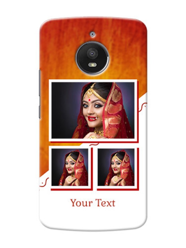 Custom Motorola Moto E4 Plus Wedding Memories Mobile Cover Design