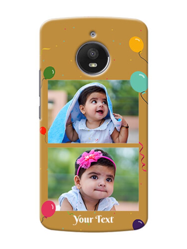 Custom Motorola Moto E4 Plus 2 image holder with birthday celebrations Design