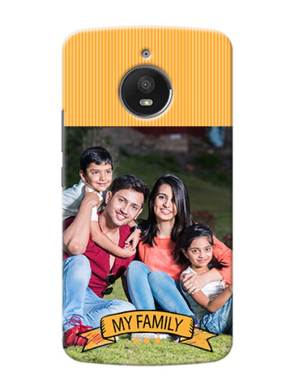 Custom Motorola Moto E4 Plus my family Design