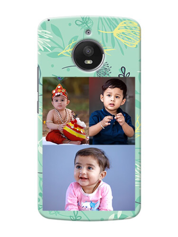 Custom Motorola Moto E4 Plus family is forever design with floral pattern Design