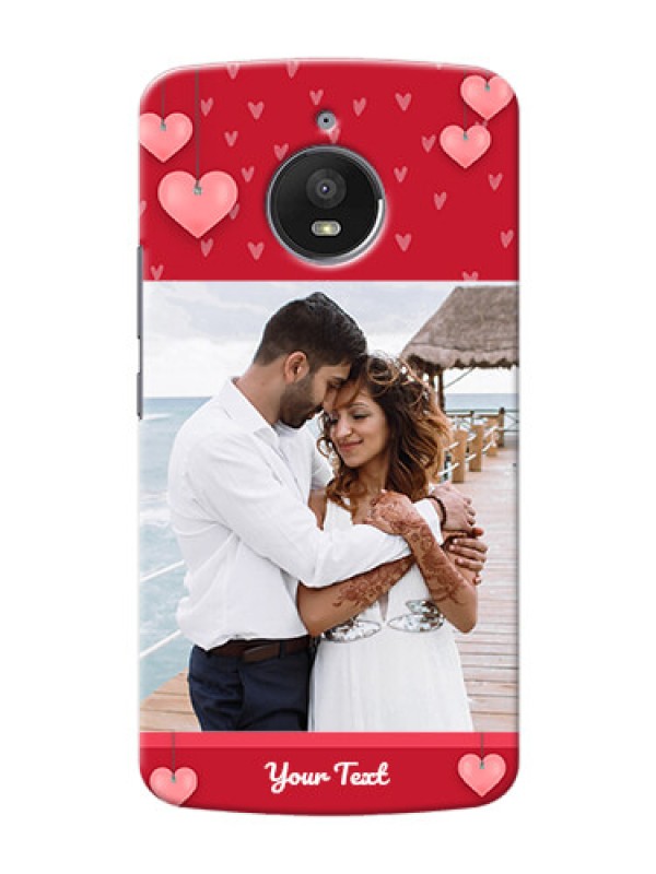 Custom Motorola Moto E4 Plus valentines day couple Design