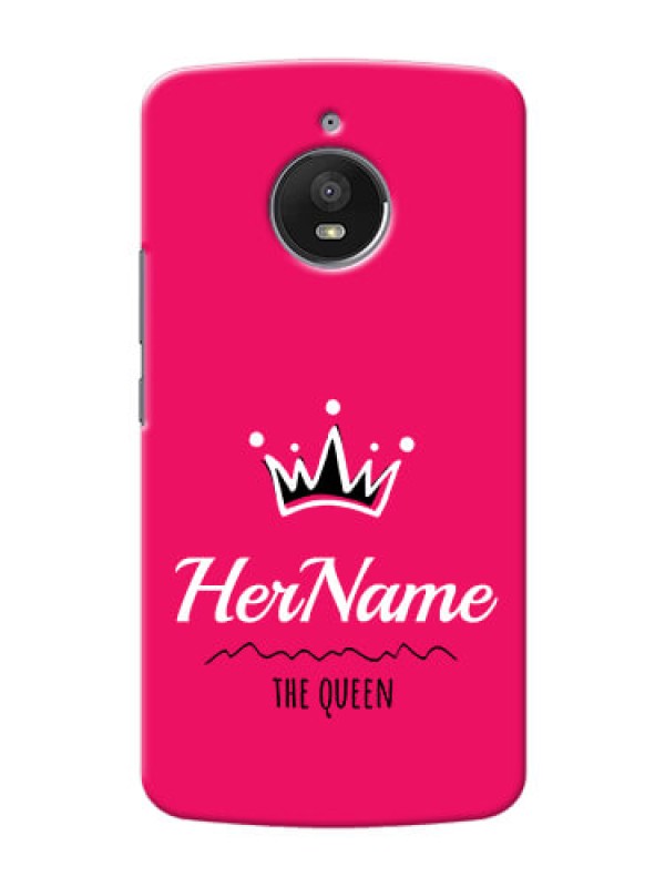 Custom Motorola Moto E4 Plus Queen Phone Case with Name