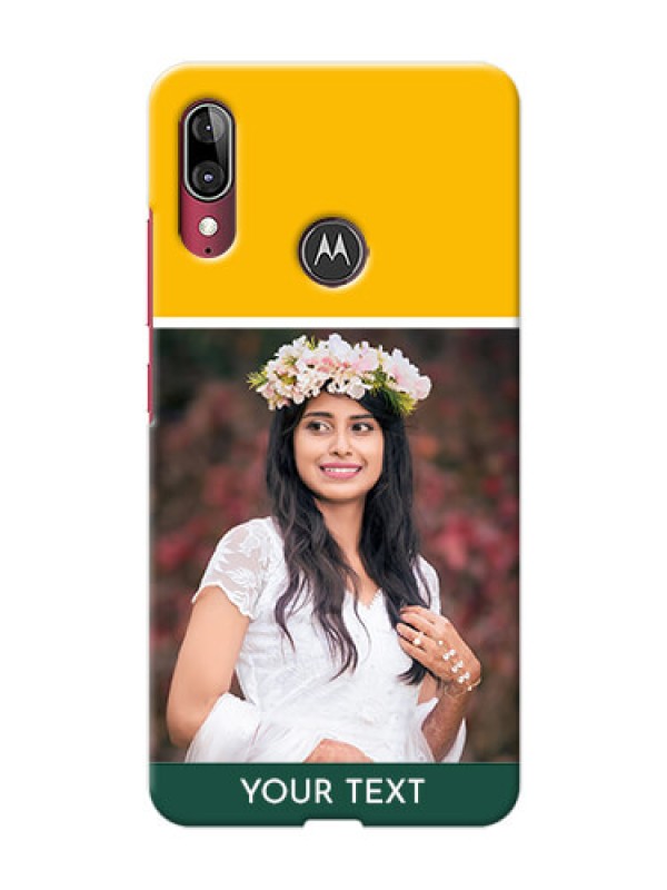 Custom Motorola E6 Plus Custom Phone Covers: Love You Design