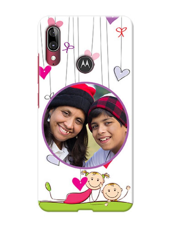 Custom Motorola E6 Plus Mobile Cases: Cute Kids Phone Case Design