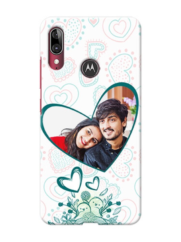 Custom Motorola E6 Plus Personalized Mobile Cases: Premium Couple Design