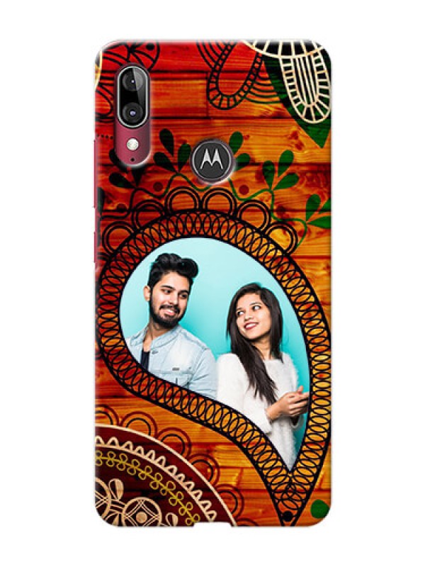 Custom Motorola E6 Plus custom mobile cases: Abstract Colorful Design