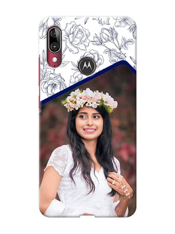 Custom Motorola E6 Plus Phone Cases: Premium Floral Design
