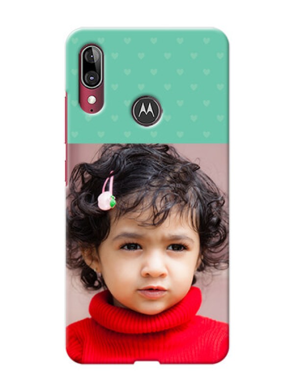 Custom Motorola E6 Plus mobile cases online: Lovers Picture Design