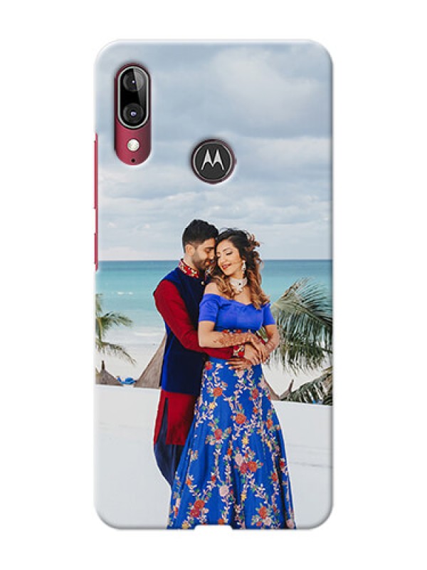 Custom Motorola E6 Plus Custom Mobile Cover: Upload Full Picture Design