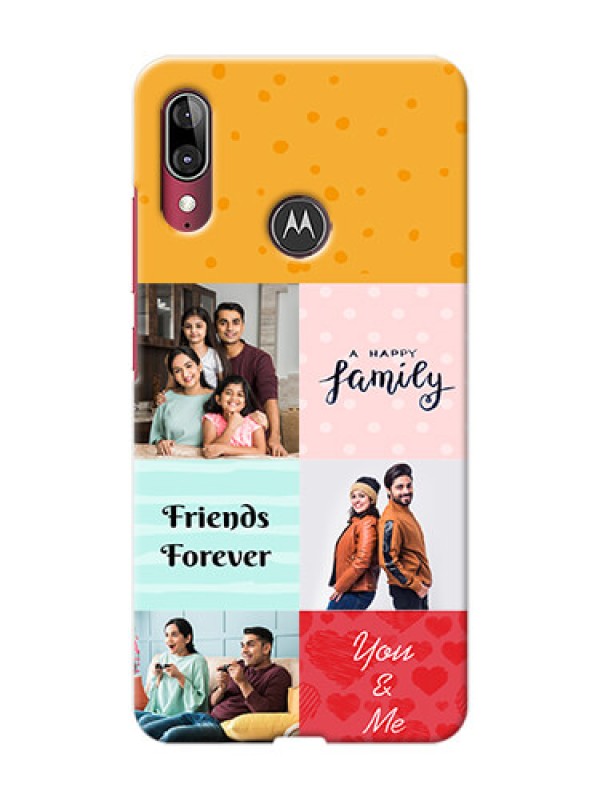 Custom Motorola E6 Plus Customized Phone Cases: Images with Quotes Design
