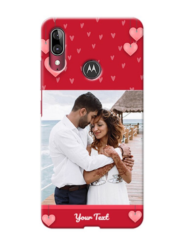Custom Motorola E6 Plus Mobile Back Covers: Valentines Day Design