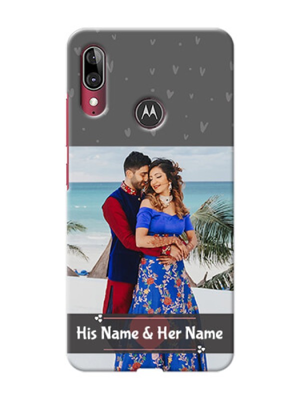 Custom Motorola E6 Plus Mobile Covers: Buy Love Design with Photo Online