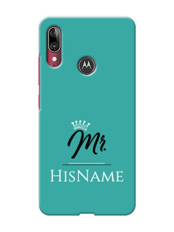Custom Motorola Moto E6 Plus Custom Phone Case Mr with Name