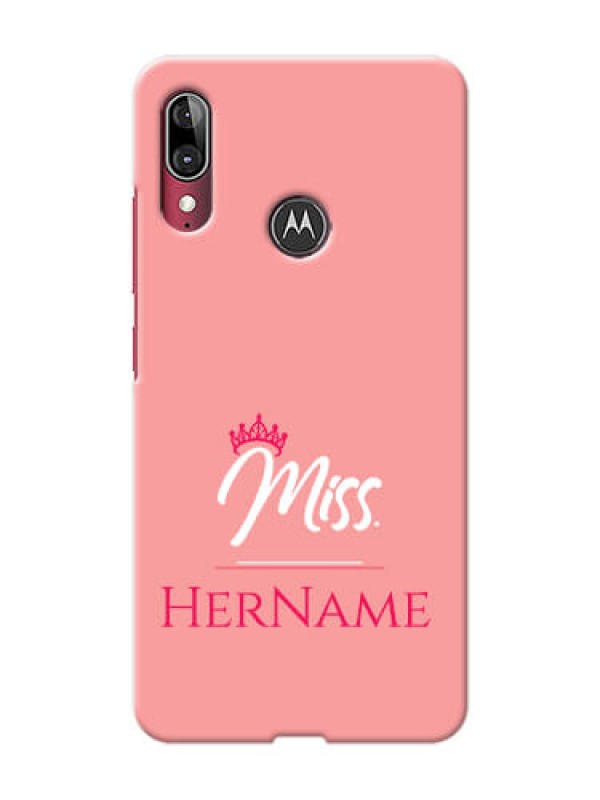 Custom Motorola Moto E6 Plus Custom Phone Case Mrs with Name