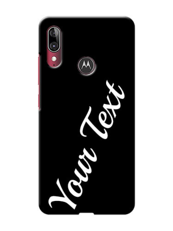 Custom Motorola Moto E6 Plus Custom Mobile Cover with Your Name