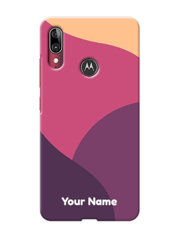 Custom Moto E6 Plus Custom Phone Covers: Mixed Multi-colour abstract art Design