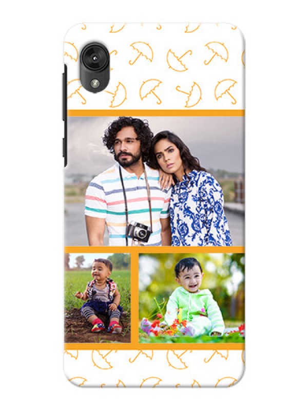 Custom Motorola E6 Personalised Phone Cases: Yellow Pattern Design