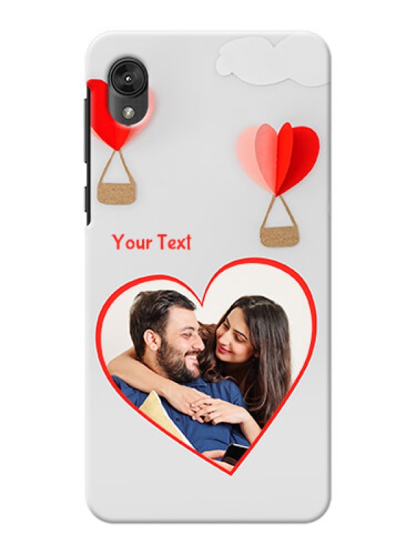 Custom Motorola E6 Phone Covers: Parachute Love Design